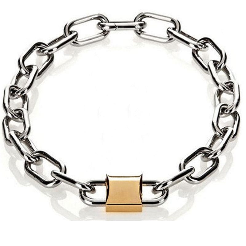 DRESSCODE Padlock Choker Chain