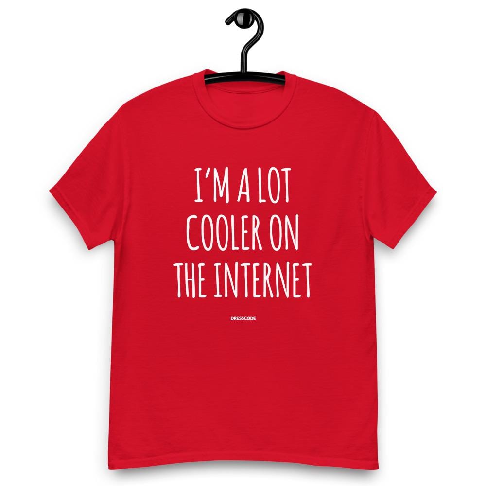DRESSCODE Red / S I'm a lot cooler on the internet