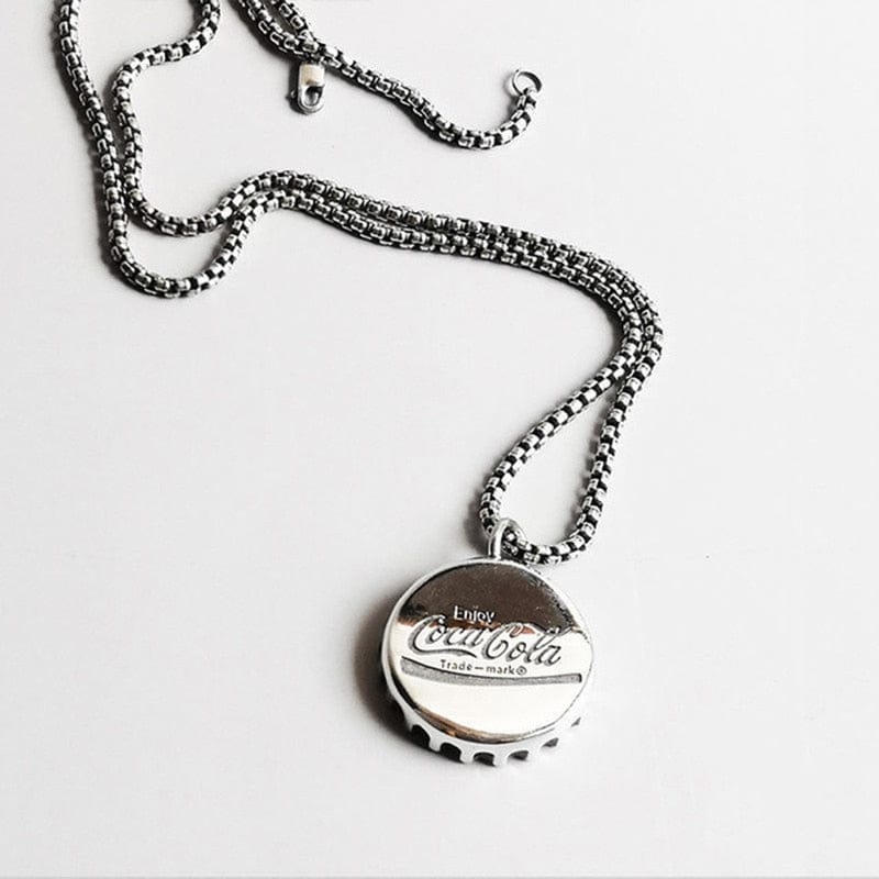 DRESSCODE Retro Coke Bottle Cap Necklace