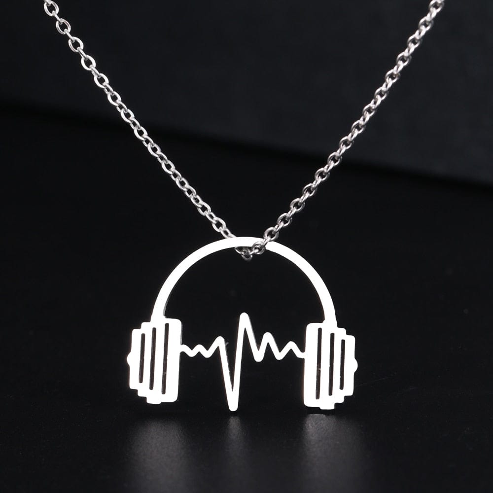 DRESSCODE Silver / 45cm Headphone Necklace