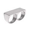 DRESSCODE silver(never fade) / 10 Faux KnuckleDuster Rings