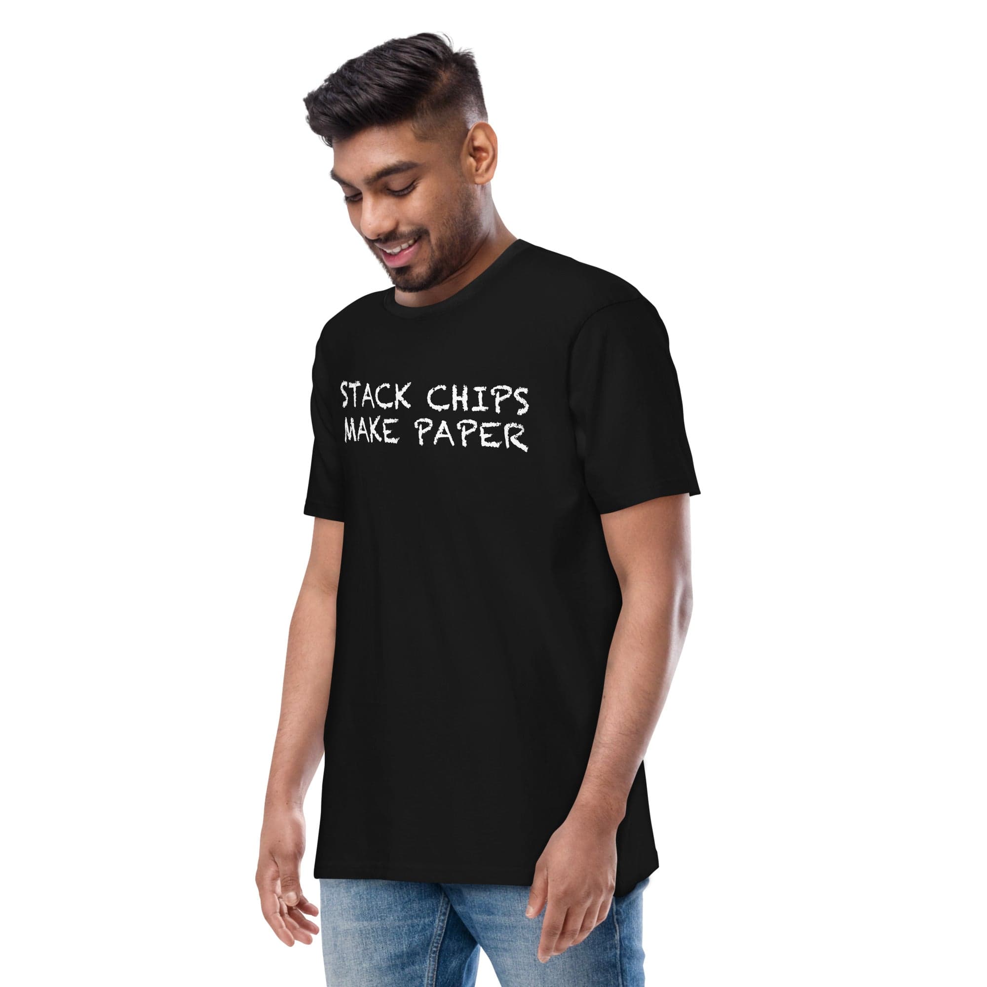 DRESSCODE T-Shirt Black / S Stack Chips, Make paper