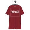DRESSCODE T-Shirt Brick Red / S We Love Techno